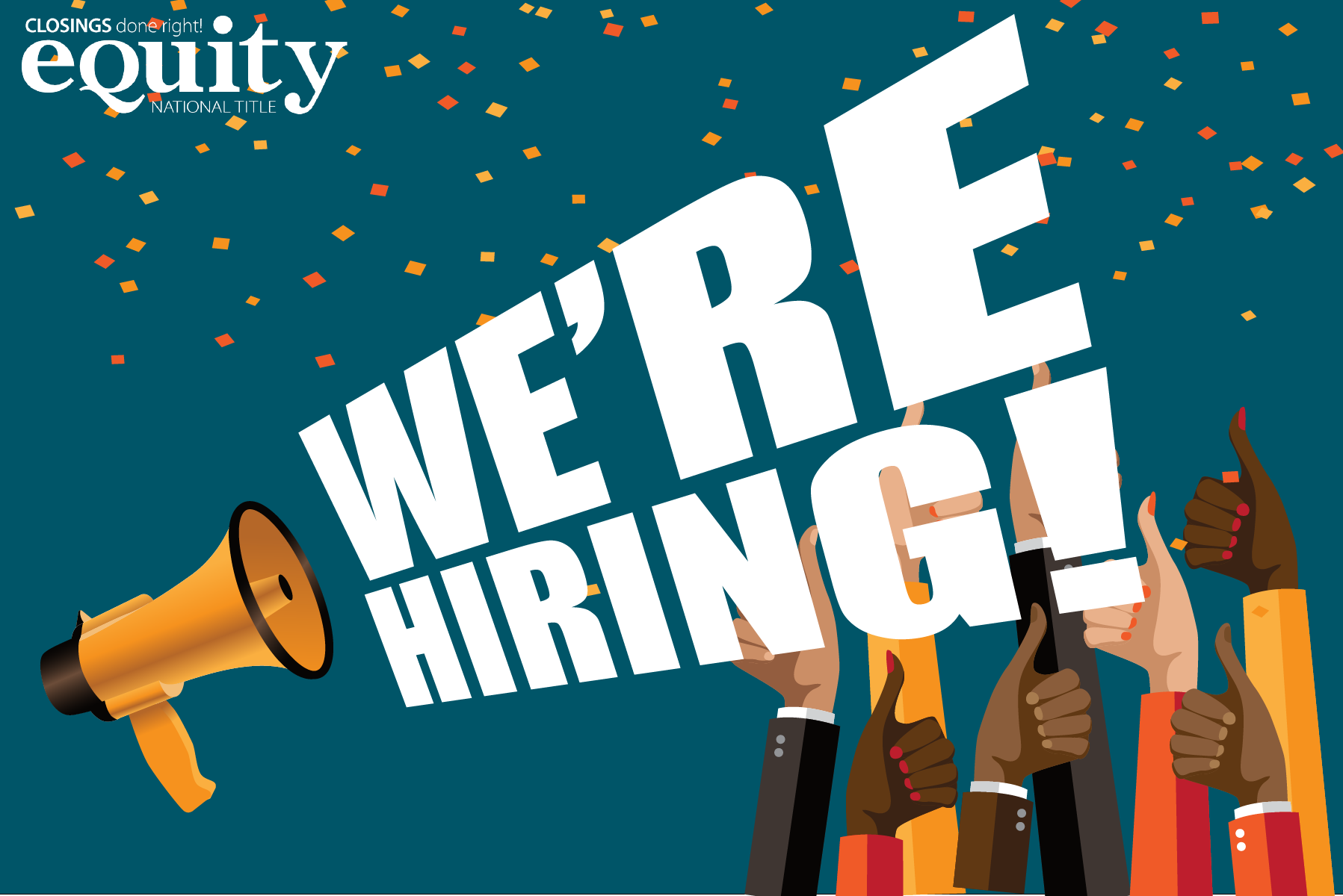 We're Hiring!